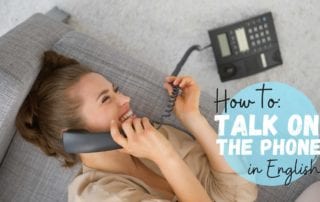phone vocabulary, how to talk on the phone in english, talking on the phone in English